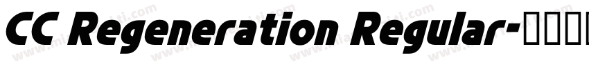 CC Regeneration Regular字体转换